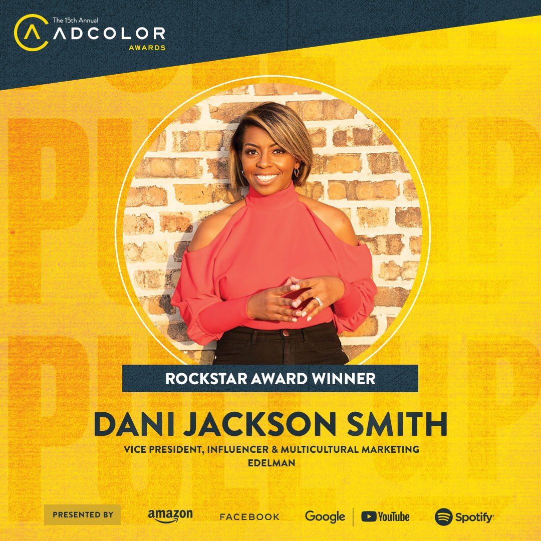 Dani Jackson-Smith, 15th Annual Adcolor Awards Winner