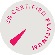 3 Percent Certified Platinum